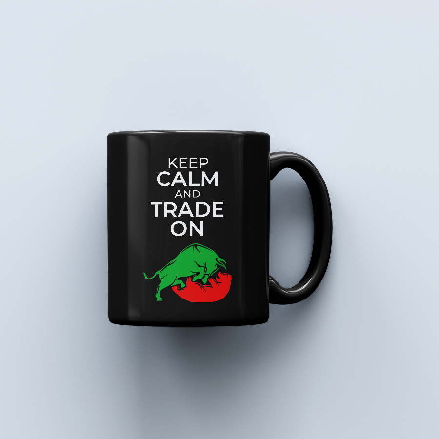 Keep Calm and Trade on Coffee Mug