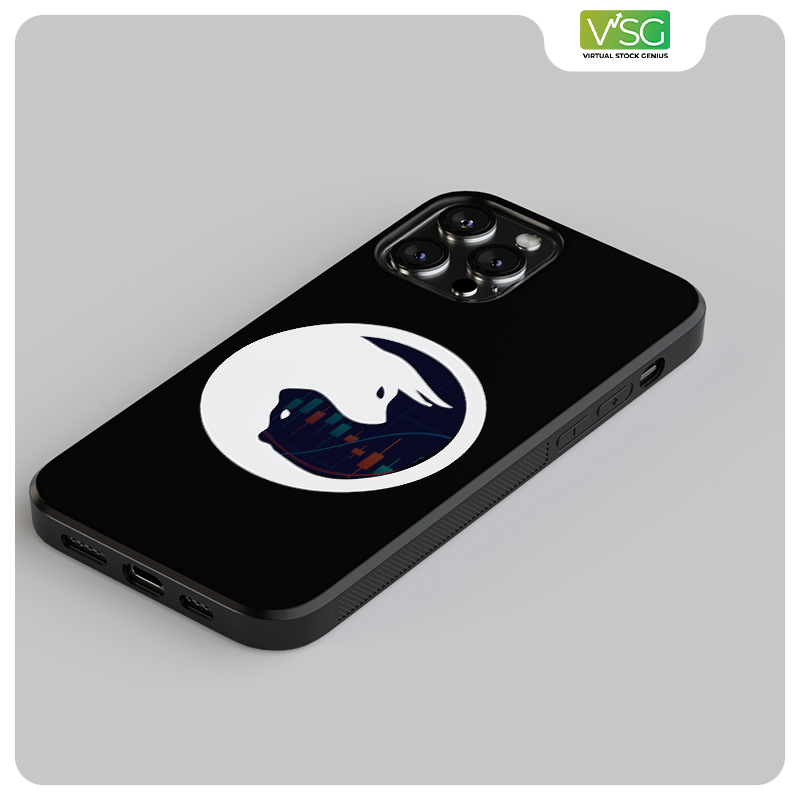 Yin Yang Bear & Bull Design Premium iPhone Cover