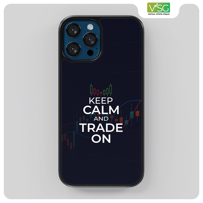 Keep Calm & Trade On Design Premium iPhone Cover