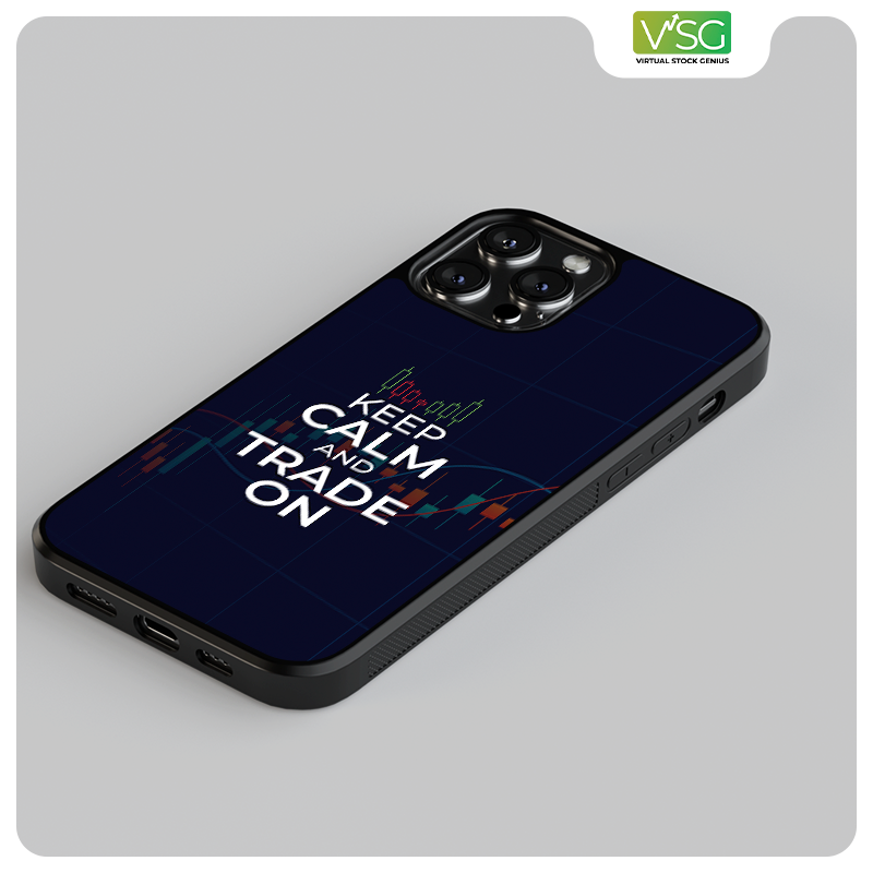 Keep Calm & Trade On Design Premium iPhone Cover