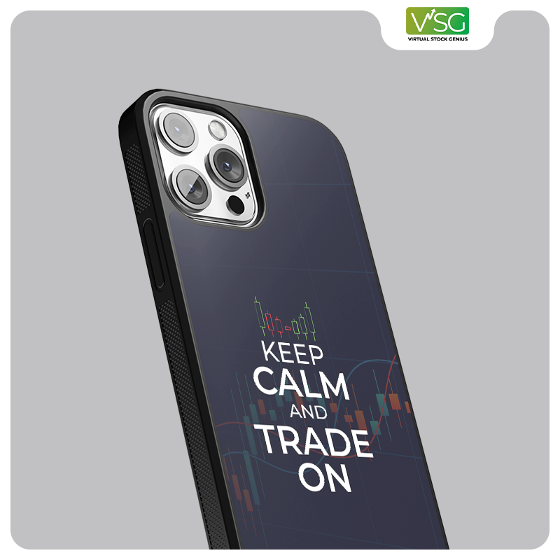 Keep Calm & Trade On Design Premium iPhone Cover