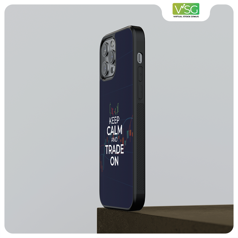 Keep Calm & Trade On Design Premium iPhone Cover