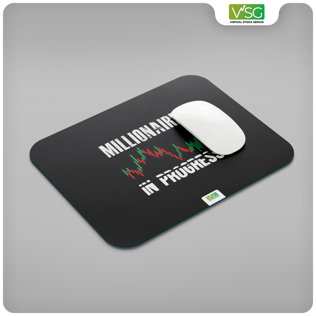 Millionaire in Progress Trader Mouse Pad
