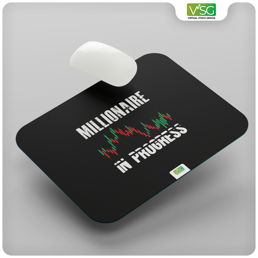 Millionaire in Progress Trader Mouse Pad