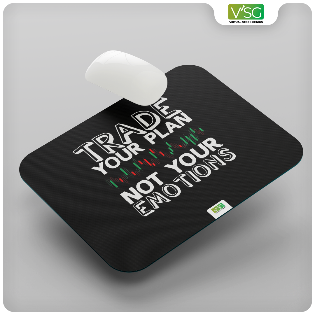 Trade Your Plan, Not Your Emotions Mouse Pad