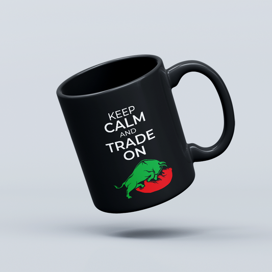 Keep Calm and Trade on Coffee Mug