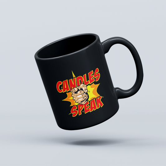 Candles Speak Coffee Mug