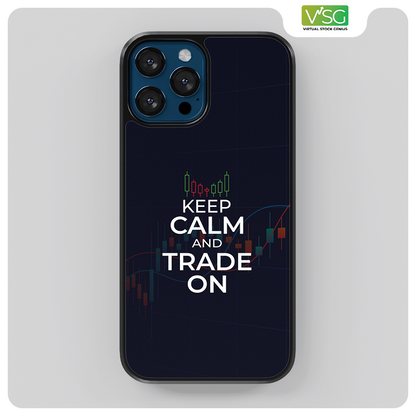 Keep Calm & Trade On Design Premium iPhone Cover
