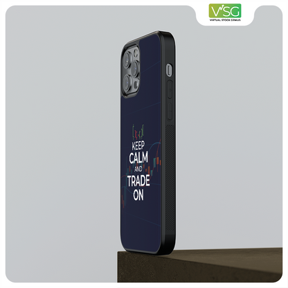 Keep Calm & Trade On Design Premium iPhone Cover