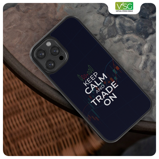 Keep Calm & Trade On Design Premium iPhone Cover