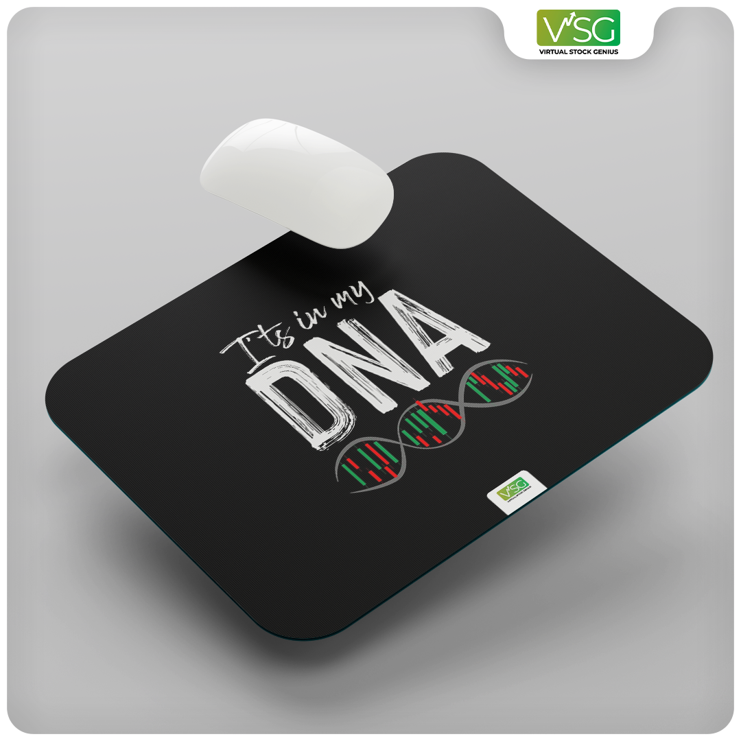 Stock Market DNA Trader Mouse Pad